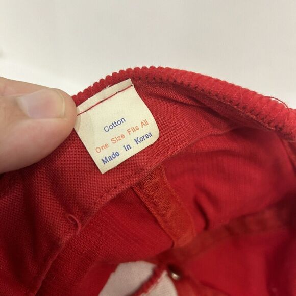 RARE! Vintage Hershey Chocolate BAR NONE Advertisement Hat Cap Corduroy Snapback - Picture 7 of 8